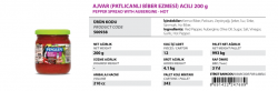 Penguen Ajvar (Patlıcanlı Biber Ezmesi) 200 g - Özba Gıda İnşaat San. ve Tic. Ltd. Şti. - 0412 251 11 53 - 0412 251 05 64