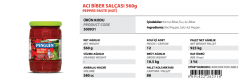 Penguen Acı Biber Salçası - Özba Gıda İnşaat San. ve Tic. Ltd. Şti. - 0412 251 11 53 - 0412 251 05 64