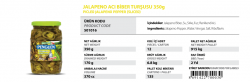 Penguen Jalapeno Acı Biber Turşusu 350 g - Özba Gıda İnşaat San. ve Tic. Ltd. Şti. - 0412 251 11 53 - 0412 251 05 64