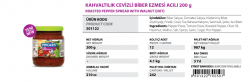 Kahvaltılık Cevizli Biber Ezmesi 200 g - Özba Gıda İnşaat San. ve Tic. Ltd. Şti. - 0412 251 11 53 - 0412 251 05 64