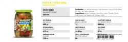 Penguen Karışık Turşu - Özba Gıda İnşaat San. ve Tic. Ltd. Şti. - 0412 251 11 53 - 0412 251 05 64