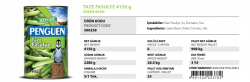 Penguen Taze Fasulyeler - Özba Gıda İnşaat San. ve Tic. Ltd. Şti. - 0412 251 11 53 - 0412 251 05 64